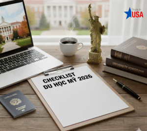 CHECKLIST 7 BƯỚC DU HỌC MỸ 2026